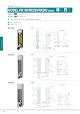 低圧用フローメータ　MODEL RK130 SERIESのカタログ