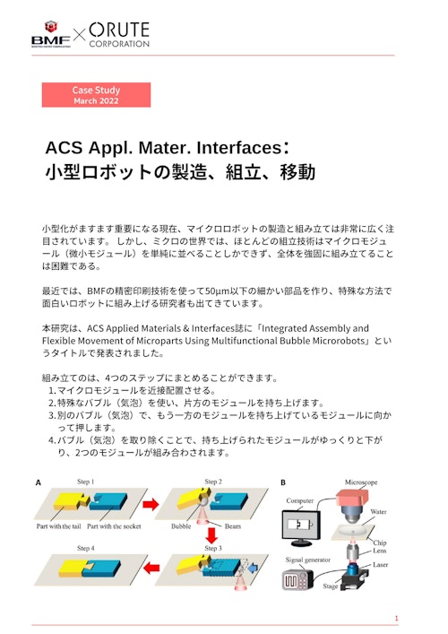 【資料】ACS Appl.Mater.Interfaces (有限会社オルテコーポレーション) のカタログ