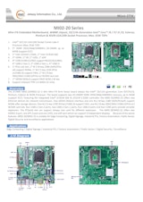 産業用Mini-ITXマザーボード Jetway MI02-20のカタログ