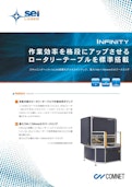 大ワークエリア、自動切換えのロータリーテーブル ガルバノ式レーザー加工機　INFINITY-Comnetのカタログ