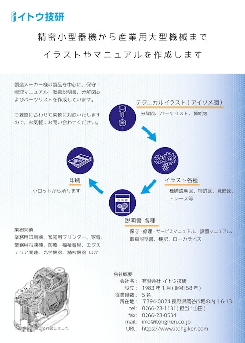 保守マニュアル作成します (有限会社イトウ技研) のカタログ