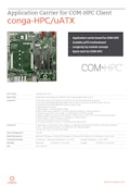COM-HPC Client用Micro-ATX キャリアボード: conga-HPC/uATX-congatec Japan K.K.のカタログ