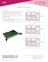 AD CR5/PMC - デュアル VME PMC キャリアのカタログ
