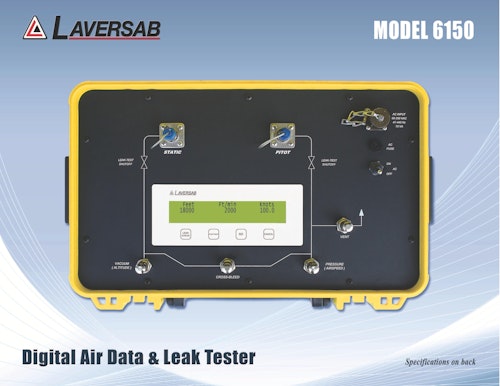 エアーデータテストセット Model 6150 (アスコット株式会社) のカタログ