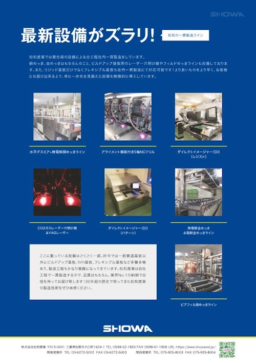 最新設備【松和産業】 (株式会社松和産業) のカタログ