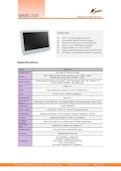 24型フルHD版医療用の抗菌プラスチック筐体タッチパネル付き液晶ディスプレイ『WMD-243』-Wincomm Japan Co., Ltd.のカタログ