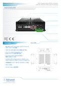 【AdiCS8149】Basic Fanless Industrial Box Computer, 12th Gen Intel IoTG Alder Lake-N Processor-Advanetのカタログ