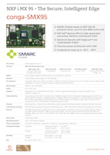 SMARC: conga-SMX95 データシートのカタログ
