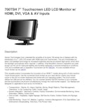液晶ディスプレイ XENARC 700TSH-SUNTEXのカタログ