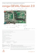 Qseven 評価ボード: conga-QEVAL/Qseven 2.0-congatec Japan K.K.のカタログ