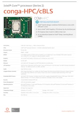 COM-HPC Client Size C: conga-HPC/cBLS データシートのカタログ