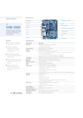 【高性能シングルボードコンピュータ】組み込みPC VIA VAB-5000-VIA Technologies Japan株式会社のカタログ