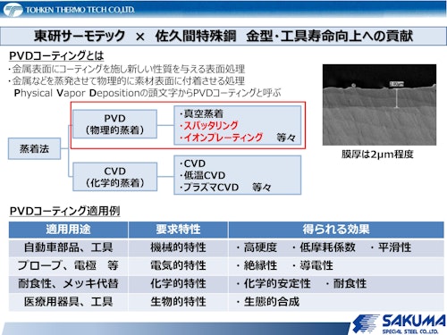 金型・工具寿命向上への貢献 (佐久間特殊鋼株式会社) のカタログ