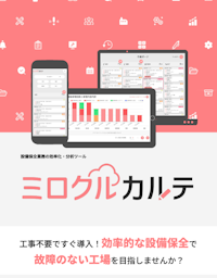 無料相談トライアル実施中　チョコ停・デカ停件数を大幅に削減　設備保全業務の効率化・分析ツール　ミロクルカルテ 【株式会社IZUSHIのカタログ】