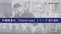 “いつもと違う”を教えてくれる外観検査AI「Gemini eye」 【株式会社pros consのカタログ】
