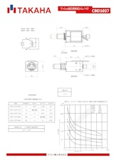 プッシュソレノイド　CBD1037のカタログ