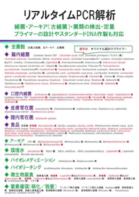 【受託サービス】リアルタイムPCR 【株式会社テクノスルガ・ラボのカタログ】