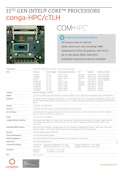 COM-HPC Client Size B: conga-HPC/cTLH-congatec Japan K.K.のカタログ