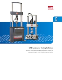 Landmark® 油圧サーボ疲労試験機 【エムティエスジャパン株式会社のカタログ】