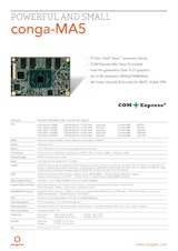 COM Express Mini Type 10: conga-MA5のカタログ