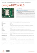 conga-HPC/cRLS：COM-HPC Client Size C（第13/14世代 インテル Core） データシート-congatec Japan K.K.のカタログ