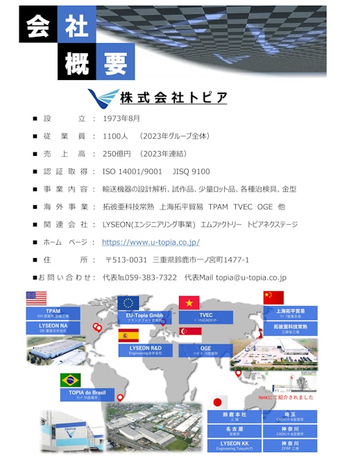 総合カタログ (株式会社トピア) のカタログ