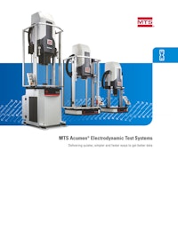 Acumen® 電気式疲労試験システム 【エムティエスジャパン株式会社のカタログ】