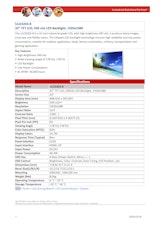 32インチ産業用液晶ディスプレイ LITEMAX ULO3203-BHB-T11 製品カタログのカタログ