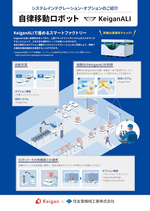 KeiganALI システムインテグレーション・オプション (住友重機械工業株式会社) のカタログ