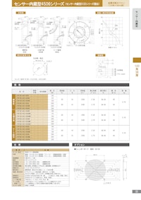 金属羽根ACファンモーター　センサー内蔵型4506シリーズ　カタログ 【株式会社廣澤精機製作所のカタログ】