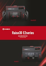 Raise3D E2シリーズカタログのカタログ