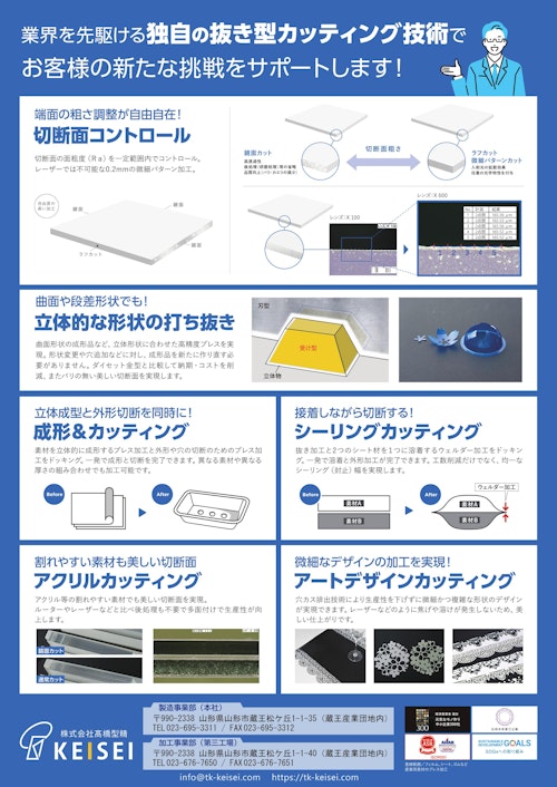 抜き加工 (株式会社高橋型精) のカタログ