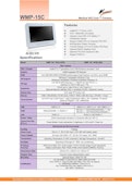医療用抗菌の15型Intel第7世代パネルPC『WMP-15C』-Wincomm Japan Co., Ltd.のカタログ