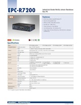 NVIDIA JETSON搭載 小型エッジコンピュータ、EPC-R7200のカタログ
