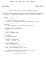 CHUAN WEI WIRE & CABLE (台湾)　USBケーブル単体　UL2725 AWG28×1P + AWG24×2C + AEB 外径4.5mmのカタログ