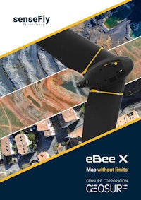 eBee X – Map without limits 【ジオサーフ株式会社のカタログ】