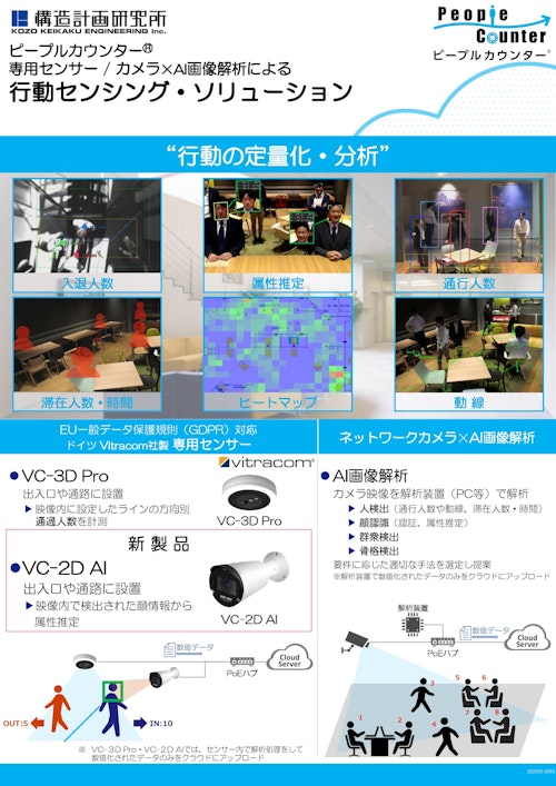 ピープルカウンター® (株式会社構造計画研究所) のカタログ