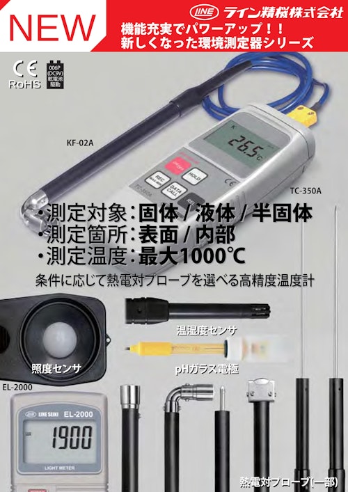 温度計(デジタル温湿度計)　通信ソフトウェアU801(TH-4000専用) (共栄通信工業株式会社) のカタログ