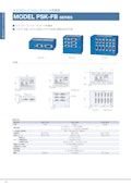 マスフローコントローラメータ用電源　MODEL PSK-FB SERIES-コフロック株式会社のカタログ