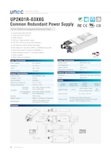 UMEC ACDC 2000W Hot-swappable Redundant Power_UP2K01R-03XXGのカタログ