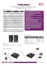 4K HDMI KVM延長器 Rextron FVMS-M043のカタログ