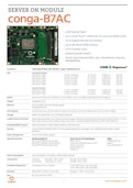 COM Express Basic Type 7: conga-B7AC-congatec Japan K.K.のカタログ