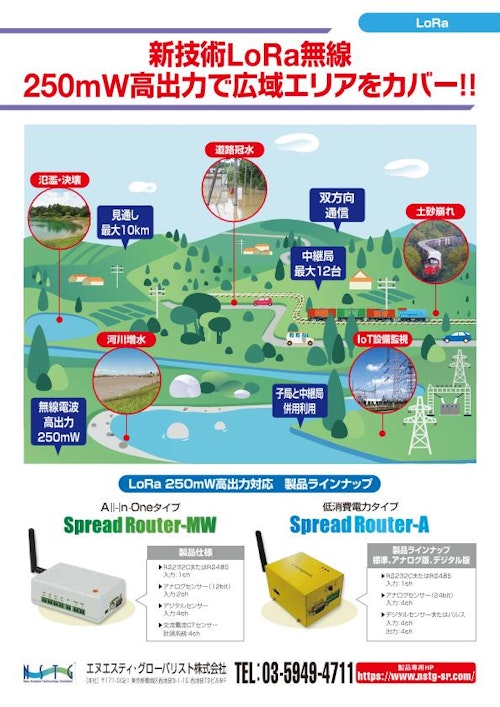 LoRa (エヌエスティ・グローバリスト株式会社) のカタログ