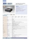 第8/9世代Intel Core 搭載 産業用ファンレスPC、ARK-3531 【アドバンテック株式会社のカタログ】