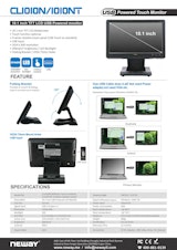 10.1インチ 業務用USBモニター  NEWAY  CL1010NTのカタログ