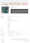 COM-HPC Client 評価ボード: conga-HPC/EVAL-Client-congatec Japan K.K.のカタログ
