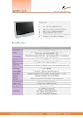 21.5型フルHD版医療用の抗菌プラスチック筐体タッチパネル付き液晶ディスプレイ『WMD-223』-Wincomm Japan Co., Ltd.のカタログ
