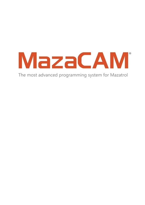 対話式プログラム作成・変換システム「MazaCAM」 (株式会社システムクリエイト) のカタログ