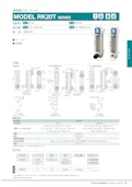 樹脂製フローメータ　MODEL RK20T SERIES-コフロック株式会社のカタログ