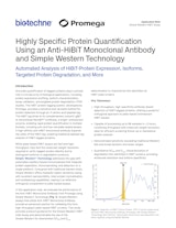 HiBiTタグとシンプルウェスタンによる、高精度なタンパク質定量のカタログ